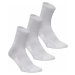 NEWFEEL Polovysoké ponožky na športovú chôdzu biele 3 páry BIELA
