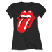 The Rolling Stones Tričko Classic Tongue Womens Black