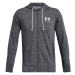 Mikina Under Armour Rival Terry Lc Fz Pitch Gray Full Heather