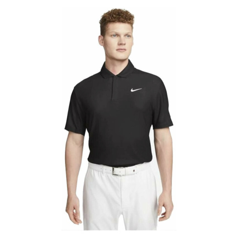 Nike Dri-Fit Tiger Woods Mens Golf Polo Black/Anthracite/White