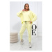 Set 2-piece sweatshirt + trousers yellow