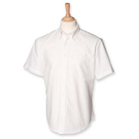 Henbury Pánska košeľa s krátkym rukávom H515 White