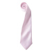 Premier Workwear Pánska saténová kravata PR750 Pink -ca. Pantone 1895