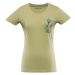 Women's T-shirt made of organic cotton ALPINE PRO TERMESA weeping willow variant pb