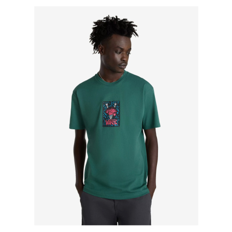 Green men's T-shirt VANS Thinkv - Men