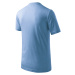 Malfini Basic Detské tričko 138 nebesky modrá