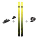 Skialp lyže VOLKL RISE UP 82 FLAT +SKINS + ALPINIST DEMO 10 90MM BLACK