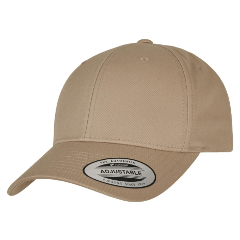 Curved classic khaki snapback