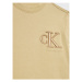 Calvin Klein Jeans Tričko Embro Logo IB0IB01533 Žltá Regular Fit