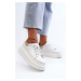 D&A Women's Platform Sneakers White