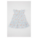 DEFACTO Baby Girl Floral Sleeveless Poplin Dress