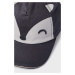 Detská bavlnená čiapka Mayoral čierna farba, vzorovaná