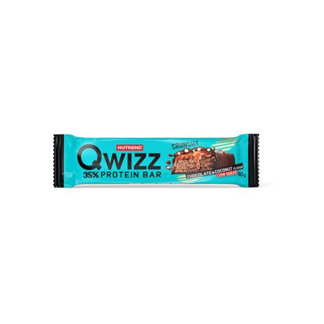 Nutrend QWIZZ Protein Bar 60 g, čokoláda + kokos