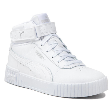 Puma Sneakersy Carina 2.0 Mid Jr 387376 02 Biela