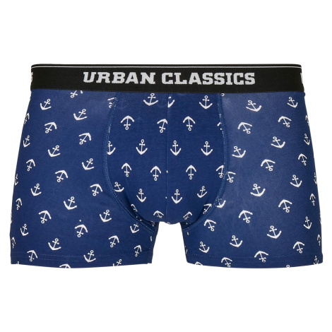 Men's Boxer Shorts 5-pack anchor aop+blk+blk+cha+cha Urban Classics