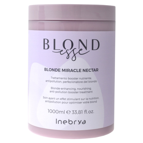 Rozjasňujúci starostlivosť pre blond vlasy Inebrya Blondesse Blonde Miracle Nectar - 1000 ml (77