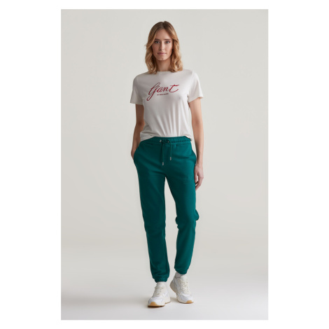 TEPLÁKY GANT REG TONAL SHIELD SWEATPANTS DEEP FOREST