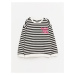 LC Waikiki Girls' Crew Neck Striped Long Sleeve Sweatshirt