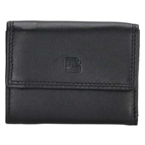 Čierna malá kožená peňaženka &quot;Company&quot;