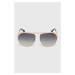 Slnečné okuliare Guess biela farba