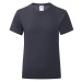 Navy Girls' T-shirt Iconic Fruit of the Loom