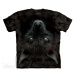 The Mountain Detské batikované tričko - Bat Head - čierne