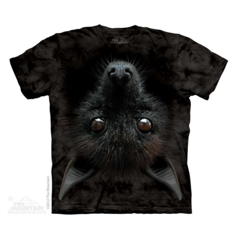The Mountain Detské batikované tričko - Bat Head - čierne
