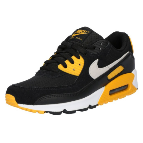 Nike Sportswear Nízke tenisky 'AIR MAX 90'  žltá / čierna / biela