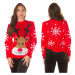 Trendy Koucla Christmas Jumper white Einheitsgroesse