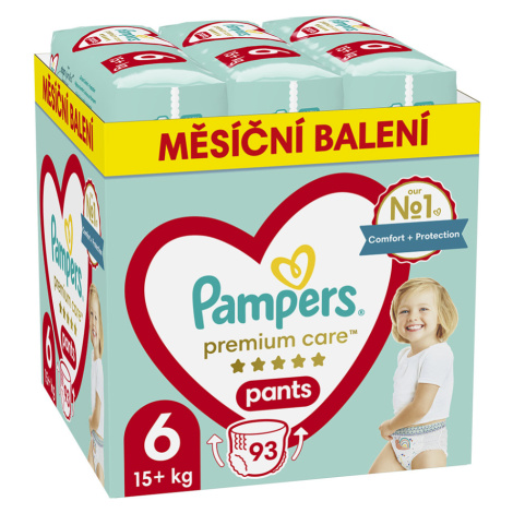 PAMPERS Premium care veľ. 3 plienkové nohavičky box 6-11 kg 93 ks