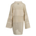 ŠATY GANT OPEN KNIT RUGGER DRESS CREAM