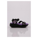 DGN 0148 Women's Sandals Black Lilac