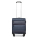 British Traveller Suitcase kufor s mäkkým povrchom a s priehradkou na notebook - navy - 40L