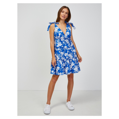 Modré kvetinové šaty ORSAY - ženy