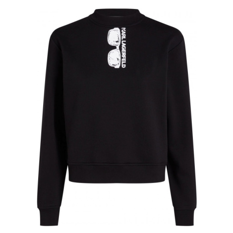 Mikina Karl Lagerfeld Fun Logo Sweatshirt Čierna