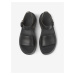 Čierne dámske kožené sandálky Camper Tasha