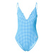 Tommy Hilfiger Underwear Jednodielne plavky  svetlomodrá / biela