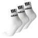 Ponožky ADIDAS 3 PACK-CUSH HALF CRW C LIN-WHITE WHITE WHITE