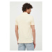 Polo tričko Tommy Hilfiger pánske, žltá farba, jednofarebné, MW0MW17771