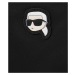 Peňaženka Karl Lagerfeld K/Ikonik 2.0 Nylon Sm Zip Wlt Čierna