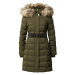 Warehouse Zimný kabát  béžová / zelená
