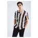 DEFACTO Regular Fit Printed Short Sleeve Shirt