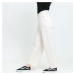 Kalhoty Urban Classics Ladies High Waist Wide Leg Cropped Denim Pants White