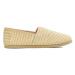 Paez  Gum Classic W - Surfy Lurex Oro  Espadrilky Zlatá