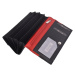 Dámska peňaženka MERCUCIO čierna/červená 2311803 skl