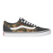 Pánska rekreačná obuv VANS MN Ward Water Color Camo black white