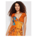 Iconique Letné šaty Shirley IC22 145 Oranžová Regular Fit