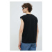 Bavlnené tričko Drykorn FRILI čierna farba, 52000349229