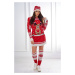 Christmas set sweater + hat + socks above the knee red