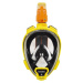 Ocean Reef ARIA QR + CAMERA HOLDER Šnorchlovacia maska, žltá, veľkosť